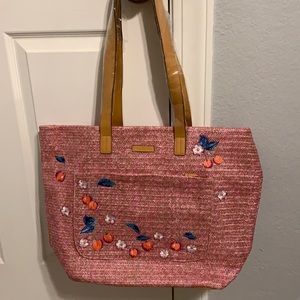 Vera Bradley Straw Tote